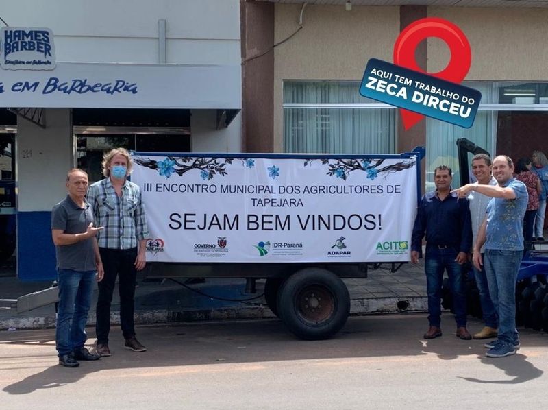 Zeca Dirceu participa do III Encontro Municipal dos Agricultores de Tapejara