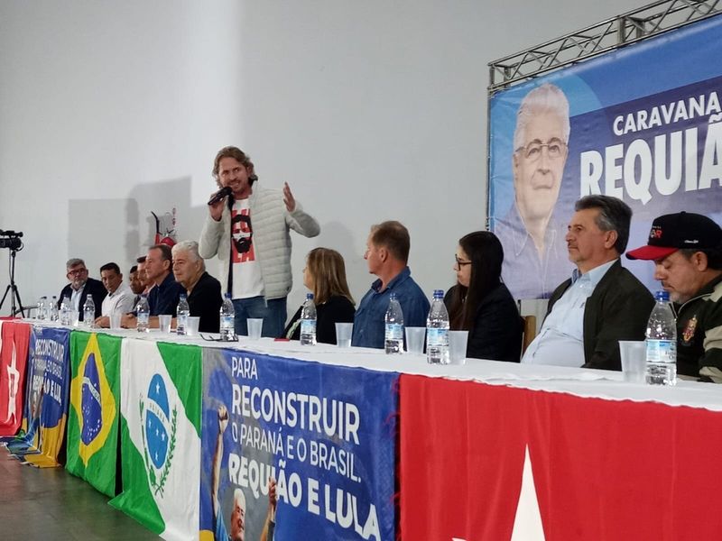 Em Laranjeiras do Sul, Zeca Dirceu participa de Caravana Requião
