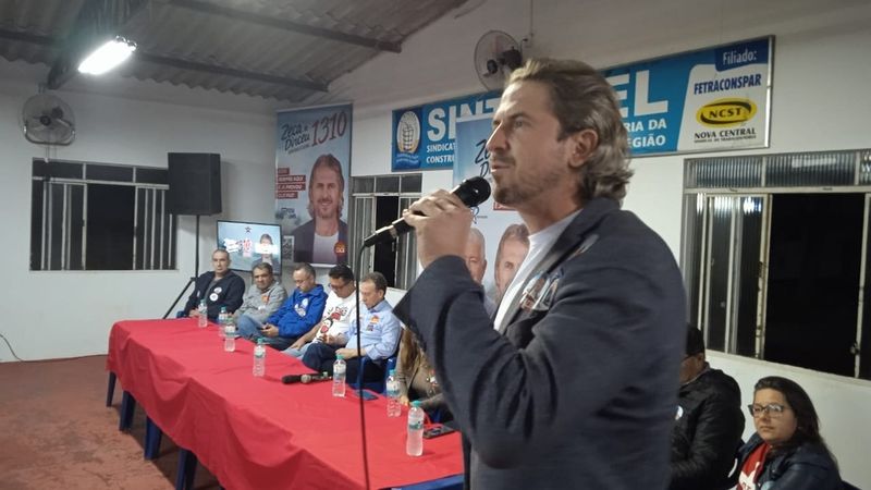 Em Cascavel, Zeca Dirceu diz que retomada de obras inacabadas pode criar mais de dois milhões de empregos