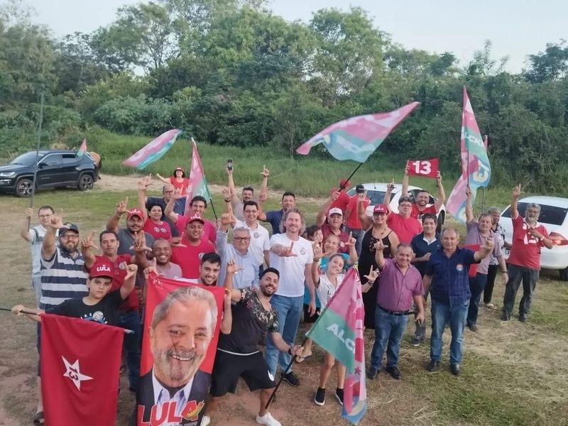 Zeca Dirceu faz ato de campanha pró-Lula em Paranavaí