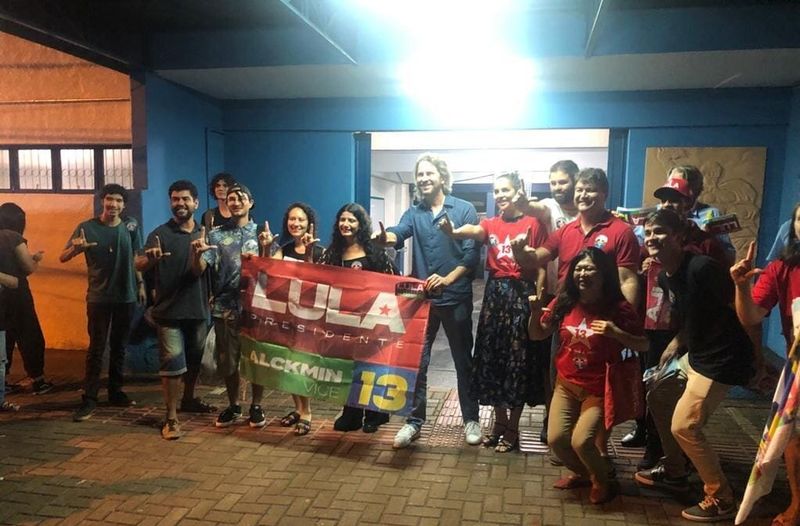 Em Campo Mourão, Zeca Dirceu participa de ato de campanha Lula presidente