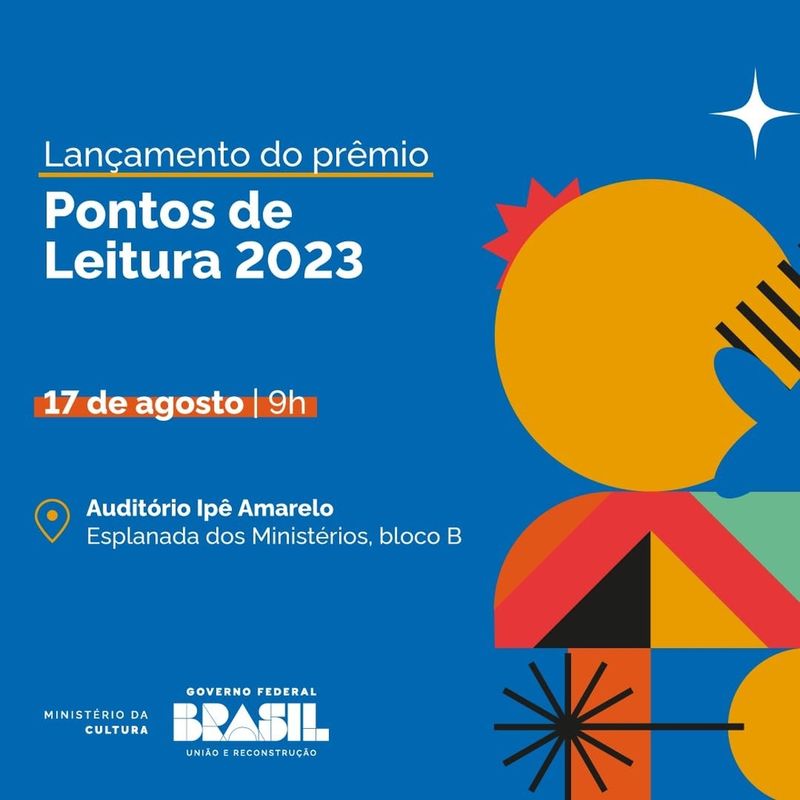 EDITAL PRÊMIO PONTOS DE LEITURA 2023