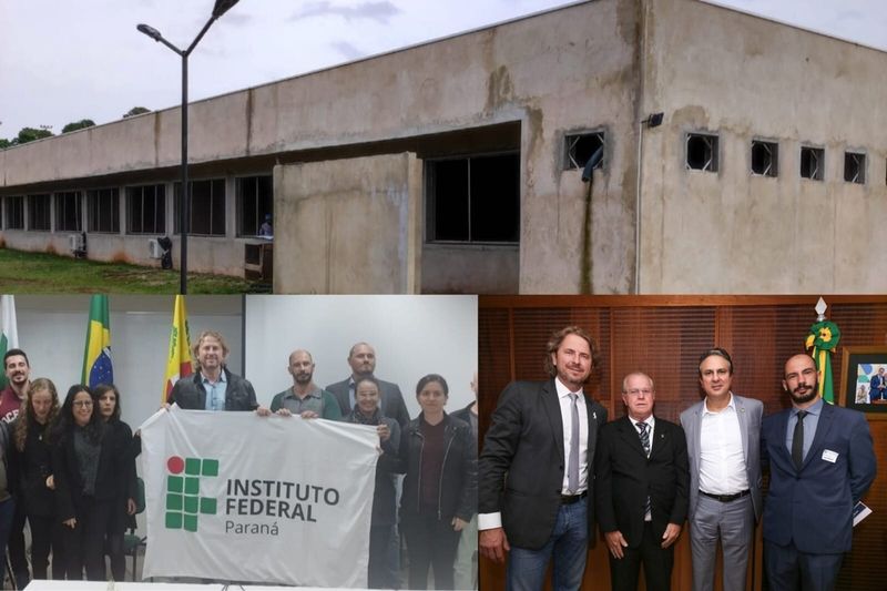 IFPR Pitanga tem obras retomadas após descaso do governo anterior