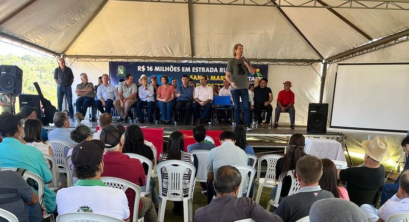 “Itaipu faz um excelente trabalho também em Santa Maria do Oeste”, diz Zeca Dirceu